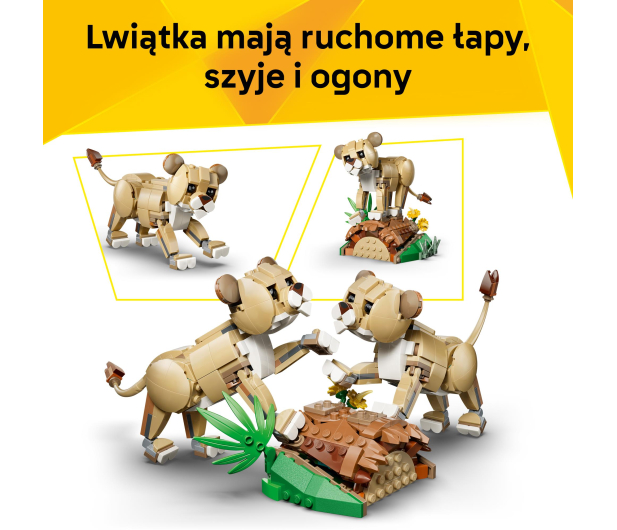 LEGO CREATOR 31386 Dzikie zwierzęta: dumny lew - 1529741 - zdjęcie 7